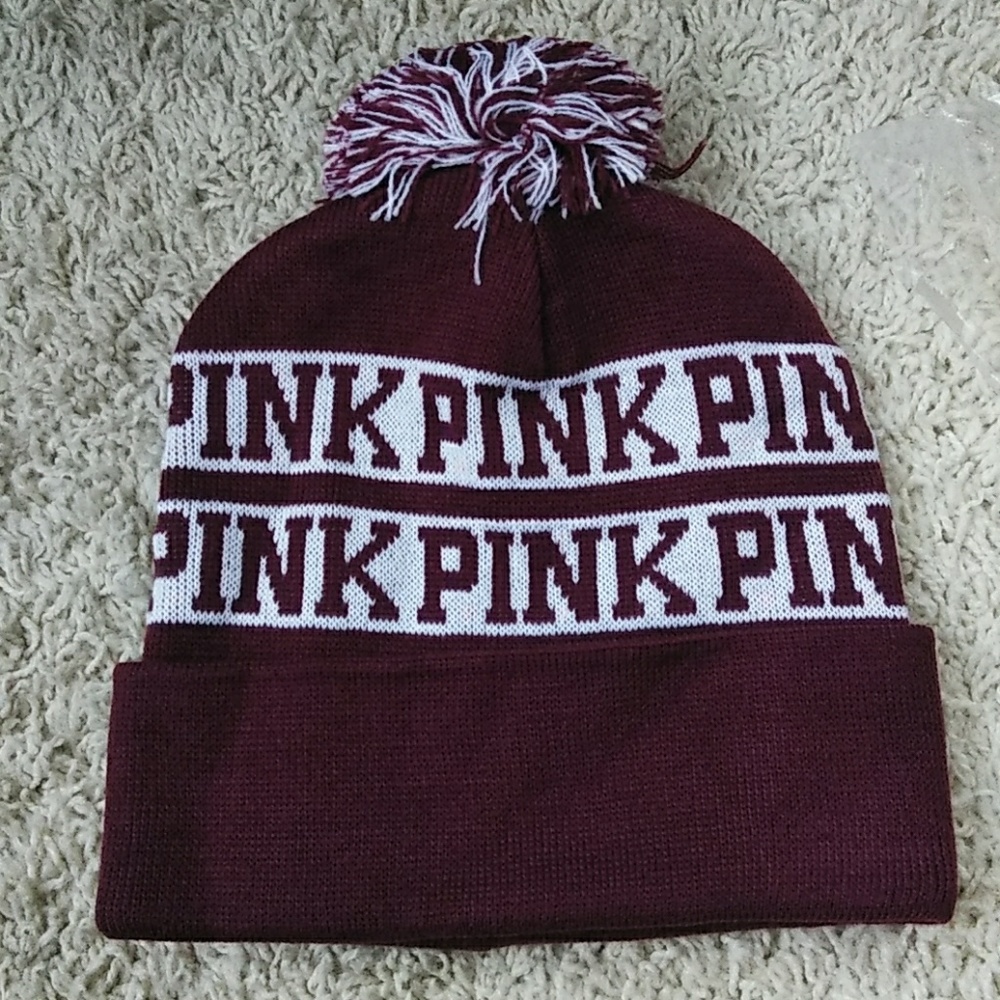 PINK beanie